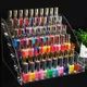 Acrylic Display Stand Multi-layer Transparent Nail Polish Cosmetic Stand Holder Manicure Tool