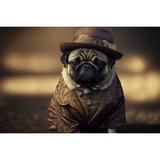 24x36 gallery poster Cool Daddy Pug p2