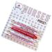 5PCS Funny Nurses Pens Set Reliable Cute Letter Printed Ballpoint Pen for School Stationery or Diary Items