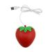 Mini Strawberry Style Optical USB Wired Game Mouse Plugs Laptop For PC E4L6 H0T4