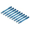 Uxcell 35mm Dart Shafts Medium 2BA Thread Aluminum Dart Stems - 9 Pack (Sky Blue)