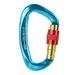 Climbing Main Lock Carabiner Light Quick-hanging D-type Main Lock Anti-corrosion Safety Lock with Elastic Opening for Climbing Rock Climbing Outdoor