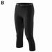 Men s Compression Pants Running Jogger Tight Sport Long Trousers C8G7