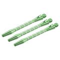 Uxcell 48mm Dart Shafts 2BA Thread Aluminum Dart Stems - 3 Pack (Green)