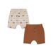 Little Star Organic Baby Boys 2Pk Harem Shorts Size Newborn-24 Months