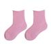 JDEFEG Show for Boys Children s Spring Summer Solid Candy Color Socks Toddler Kids Baby Boys Girls Thin Mesh Crew Socks Kids Power Socks Pink M