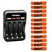 Kastar 12-Pack Battery and CMH4 Smart USB Charger Compatible with Verizon Phone Models: V100-1 V100-2 V100AM-1 V100AM-2 V100AM-3 V200AM-1 V200AM-2 V300AM-1 V300AM-2 V400AM-1 V500AM-2 100H 500H