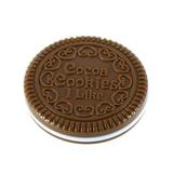 Wovilon Mini Pocket Chocolate Cookie Biscuits Compact Mirror With Comb Cute