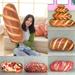 MEIDELI 3D Simulate Ham Butter Sesame Bread Model Stuffed Doll Back Cushion Home Decor