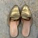 J. Crew Shoes | J.Crew Loafer Slides | Color: Gold | Size: 12