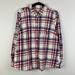 J. Crew Tops | J Crew Flannel Shirt Womens Xl Button Up Cotton Multicolor Plaid | Color: Blue/Red | Size: Xl