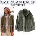 American Eagle Outfitters Jackets & Coats | Lightweight Utility Jacket Khaki Olive Green Army Military Style Jacket Size Xl | Color: Gray/Green | Size: Xl