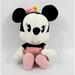 Disney Toys | 8 Disney Store Plush Bobblehead Minnie Mouse With Pink Hat Skirt Toy Animal | Color: Black/White | Size: 8