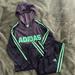 Adidas Matching Sets | Adidas Set, Size 5t, Heathered Charcoal In Color With Neon Green Print And Trim | Color: Gray/Green | Size: 5b