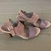 Giani Bernini Shoes | Giani Bernini Womens Leather Block Heel Sandals Beige Nude Sz 11 | Color: Cream/Tan | Size: 11