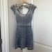 American Eagle Outfitters Dresses | Ae Burnout Skater Dress | Color: Gray | Size: Xxs