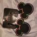 Disney Other | Disney Mickey Mouse 2pc Luggage Tags | Color: Black/Red | Size: Os