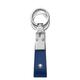 Montblanc Sartorial Schlüsselanhänger aus Leder in der Farbe Blau, Maße: 12cm x 3,5cm x 1,5cm, 130818