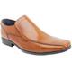 Base London Brickdale Tan Leather Mens Slip On Shoes-7