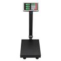 100kg/100g Heavy Duty Folding Digital Platform Postal Parcel Scales, Industrial Scales LCD Digital Floor Postal Platform Scale for Luggage Package Price Computing Postal Shipping Mailing UK STOCK