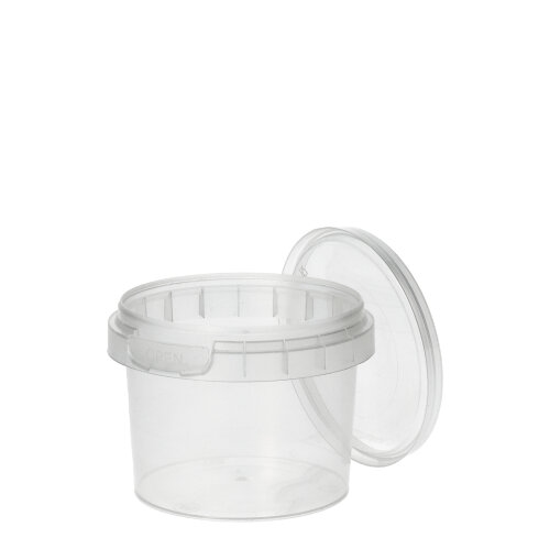 Starpak 960 Feinkostbecher, PP rund 120 ml Ø 6,9 cm · 5,1 cm transparent mit Originalitätsverschluss Image
