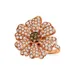 Le Vian Flower Ring Featuring 1.33 Ct. T.w. Nude Diamonds™, 1/6 Ct. T.w. Chocolate Diamonds In 14K Strawberry Gold, 7