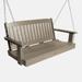 Highwood Lehigh 4-Foot Eco-friendly Synthetic Wood Porch Swing