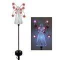 Baywell Solar Angel Lights Outdoor - Solar Powered Angels Stake Decorative Garden Lights for Yard Lawn Pathway Grave Cemetery Christmas Decoration Birthday Memorial Gift