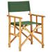 vidaXL Director s Chair Solid Acacia Wood Green 45953