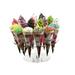 HMROVOOM Ice Cream Cone Holder Ice Cream Holder 16 Holes Acrylic Ice Cream Stand Ice Cream Cone Holder Stand Rack for Party Birthday Wedding