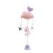 1PC Unicorn Wind Chime Portable Door Window Pendant Car Hanging Bell Ornament for Office Home Balcony Decoration (Purple)