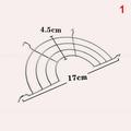 1PC Stainless Steel Semicircle Heat Insulation Steam Rack Drain Oil Filter Rack Kitchen Gadgets 16-32cm.