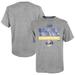 Youth Fanatics Branded Heathered Gray Los Angeles Rams Super Bowl LVI Champions Locker Room Trophy Collection T-Shirt