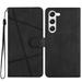 Tarise Galaxy S21 5G Flip Wallet Phone Case PU Leather Kickstand Wrist Strap Card Holders Shockproof TPU Inner Shell Slim Magnetic Solid Color Case Cover for Samsung Galaxy S21 5G 6.2 2021 Black