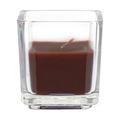 Jeco CVZ-042-8 Square Glass Votive Candles Brown - 96 Piece