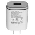 Pre-Owned LG (MCS-02WDE) Wall Charger (5V/0.85A) for USB Travel Adapter - White (Refurbished: Good)