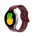 KUNPENG Silicone Strap for Samsung Galaxy Watch 5 44mm 40mm Galaxy Watch 5 Pro 45mm Sport Bracelet Smart Watch Wine Silicone Strap