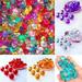 Sufanic 100Pcs Faux Diamond Treasure Chest Pirate Acrylic 20mm Crystal Gems Filler Props