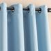 Best Home Fashion, Inc. Solid Grommet Blackout Thermal Curtain Panels Polyester in Green/Blue | 96 H in | Wayfair GROM-96-SKY.BLUE