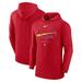 Men's Nike Heather Red St. Louis Cardinals Authentic Collection Early Work Tri-Blend Performance Pullover Hoodie