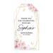 Koyal Wholesale Butterflies Florals Thank You Gift Tags Paper | 3.75 H x 2 W x 0.1 D in | Wayfair A3PP08824