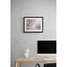 Made & Curated Full Bloom II by Scott Wurzel Paper in Gray/Pink/Red | 17.2 H x 21.2 W x 0.87 D in | Wayfair 77592_Matted Paper_16 x 20