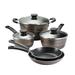 Tramontina Sicilia 8 Pc Aluminum Nonstick Cookware Set - Raspberry Non Stick/Aluminum in Black/Brown | Wayfair 80149/057DS