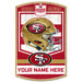 WinCraft San Francisco 49ers Season Ticket Member Exclusive 11'' x 17'' Personalized Wood Sign