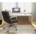 KAVKA DESIGNS Hard Floor Straight Chair Mat in White | 84 W x 60 D in | Wayfair MWOMT-17302-5X7-JLJ074