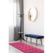 George Oliver Hemmer Indoor Door Mat Synthetics in Pink/Green/Brown | 2'6" x 8' | Wayfair 2319C90B78DC441FA26E1717BFB98280