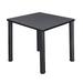 Inbox Zero Kee Square Breakroom Table Top Metal in Gray/Black | 29 H x 30 W x 30 D in | Wayfair A0F91574CD924F118719536098306C99