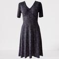 Michael Kors Dresses | Michael Kors Cheetah Gunmetal Dress | Color: Black/Gray | Size: S