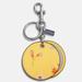 Coach Accessories | Coach Yellow Round Flower Mirror Bag Charm Nwt | Color: Silver/Yellow | Size: Os