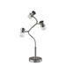 Orren Ellis Fadya Metal Desk Lamp Glass/Metal in Gray/White | 26 H x 15 W x 15 D in | Wayfair F57A8573B52B440686CB518B5C7DB821